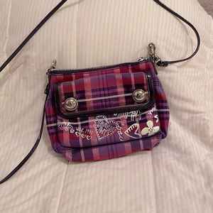 Vintage Coach Poppy small crossbody bag